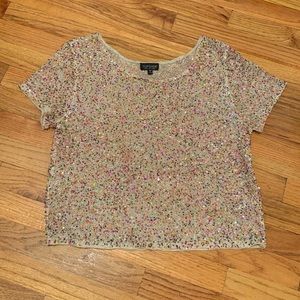 TopShop Sequin top